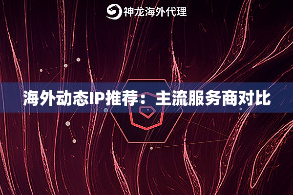 海外动态IP推荐：主流服务商对比