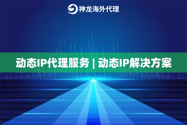 动态IP代理服务 | 动态IP解决方案