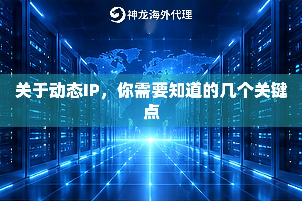 关于动态IP，你需要知道的几个关键点