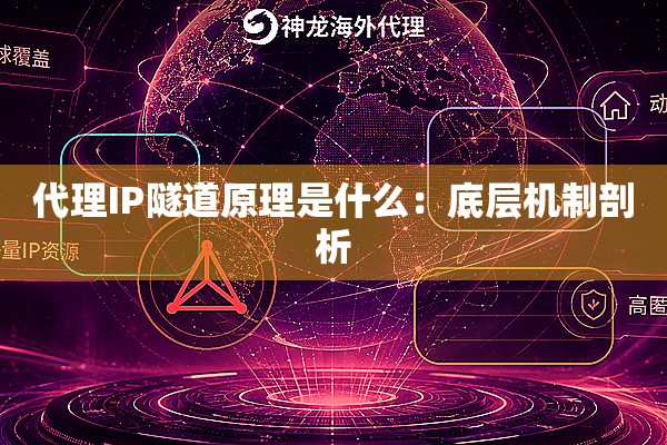 代理IP隧道原理是什么：底层机制剖析