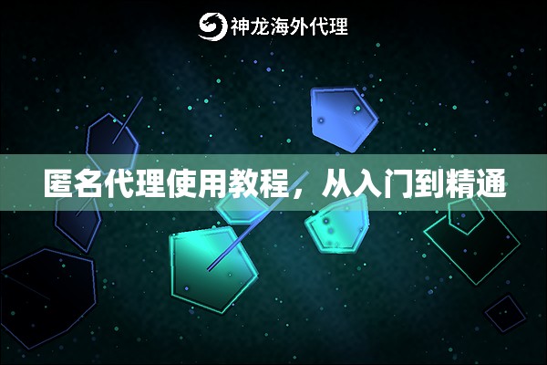 匿名代理使用教程,从入门到精通 匿名代理使用教程,从入门到精通
