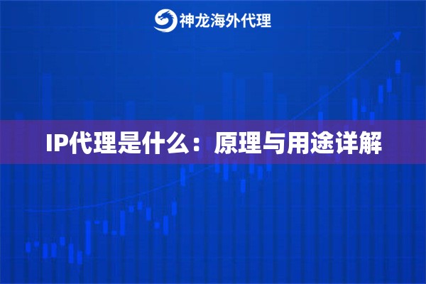 IP代理是什么:原理与用途详解 IP代理是什么:原理与用途详解