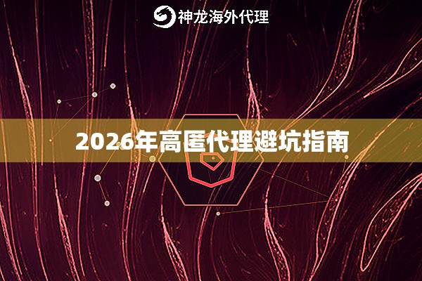 2026年高匿代理避坑指南