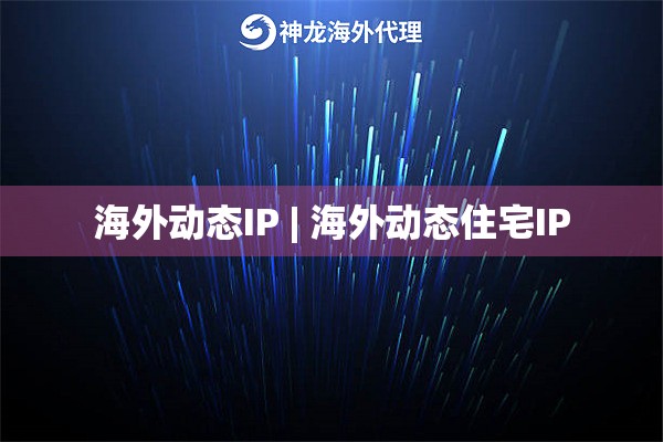 海外动态IP | 海外动态住宅IP