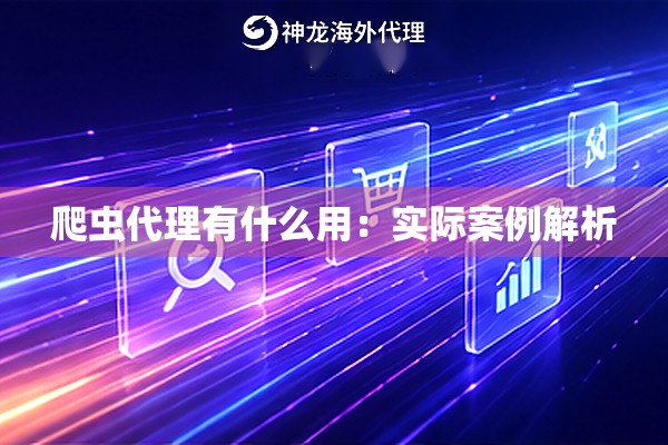 详细阅读:爬虫代理有什么用:实际案例解析 爬虫代理有什么用:实际案例解析