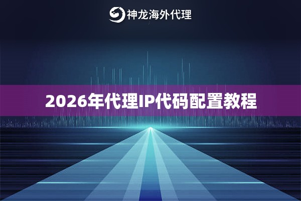 2026年代理IP代码配置教程