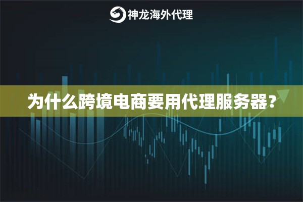 为什么跨境电商要用代理服务器？
