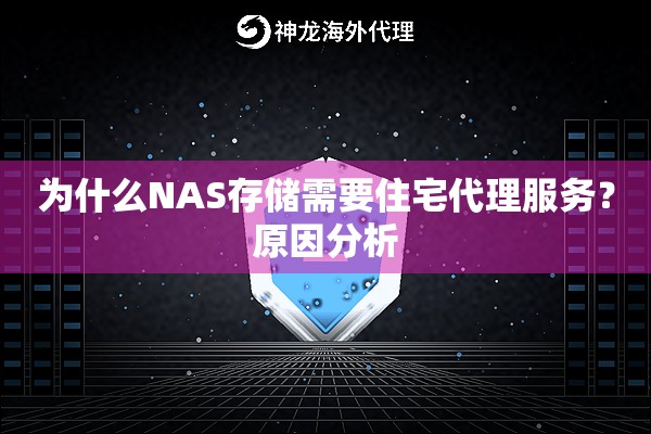 为什么NAS存储需要住宅代理服务？原因分析