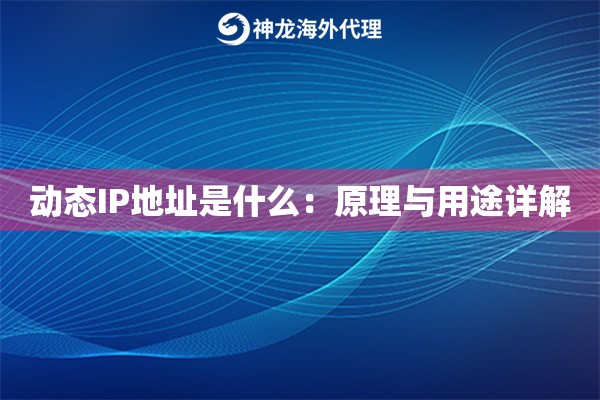 动态IP地址是什么：原理与用途详解