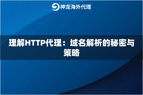 理解HTTP代理：域名解析的秘密与策略