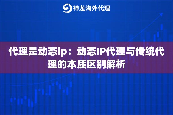 代理是动态ip：动态IP代理与传统代理的本质区别解析