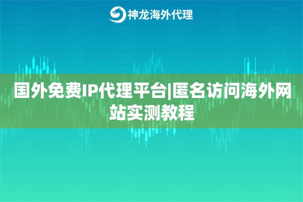 国外免费IP代理平台|匿名访问海外网站实测教程