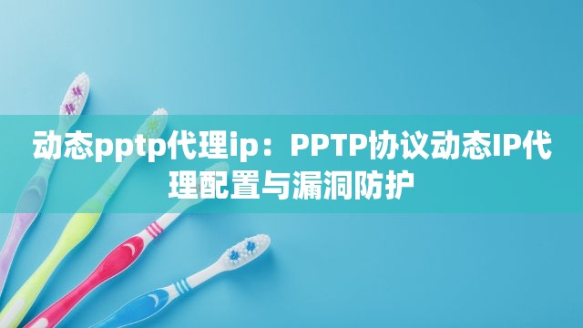 动态pptp代理ip：PPTP协议动态IP代理配置与漏洞防护