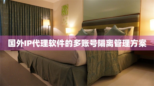 国外IP代理软件的多账号隔离管理方案