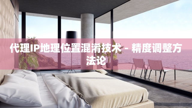 代理IP地理位置混淆技术 - 精度调整方法论