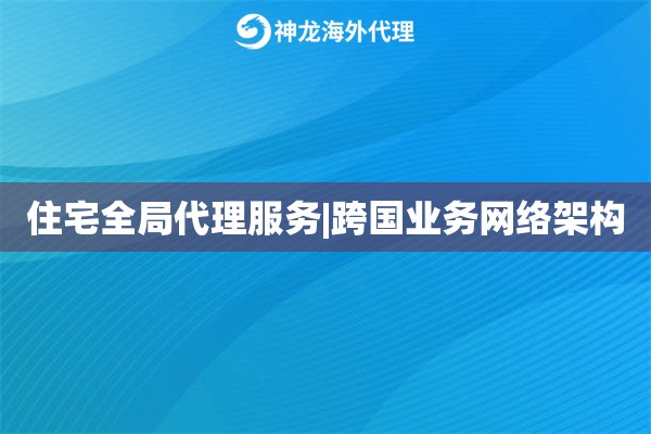 住宅全局代理服务|跨国业务网络架构