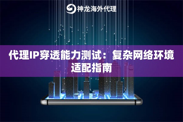 代理IP穿透能力测试：复杂网络环境适配指南