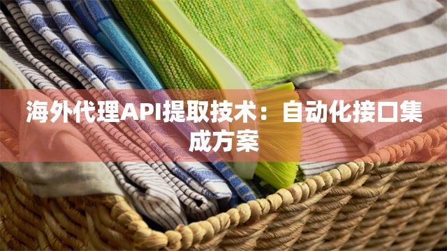 海外代理API提取技术：自动化接口集成方案