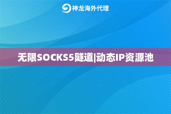 无限SOCKS5隧道|动态IP资源池