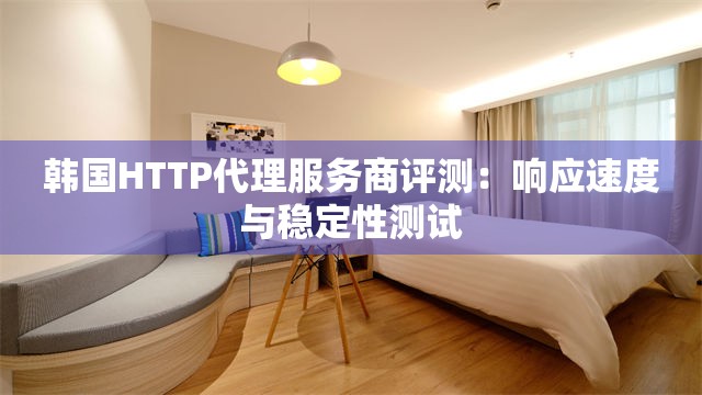 韩国HTTP代理服务商评测：响应速度与稳定性测试