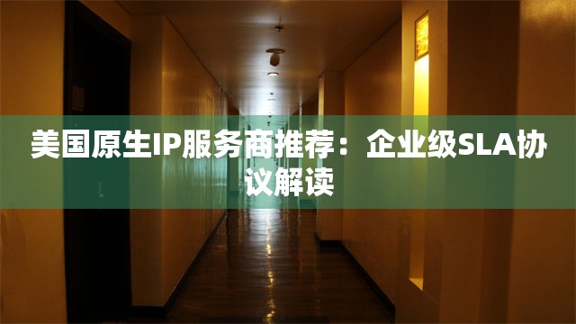 美国原生IP服务商推荐：企业级SLA协议解读