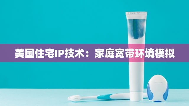 美国住宅IP技术：家庭宽带环境模拟