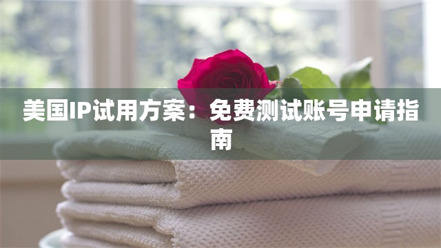 美国IP试用方案：免费测试账号申请指南