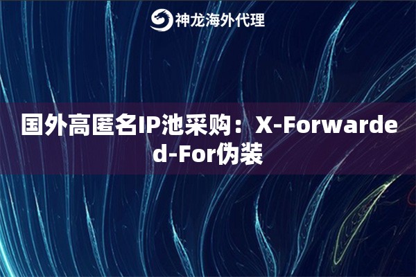 国外高匿名IP池采购：X-Forwarded-For伪装