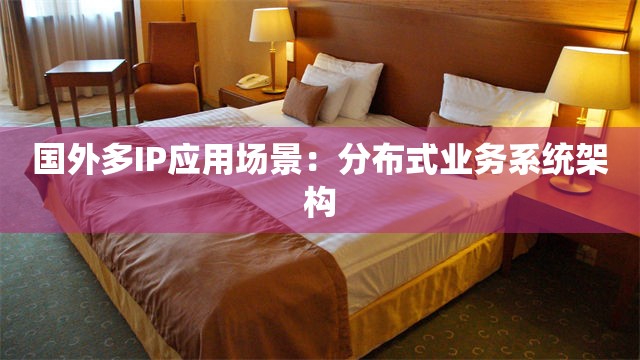 国外多IP应用场景：分布式业务系统架构