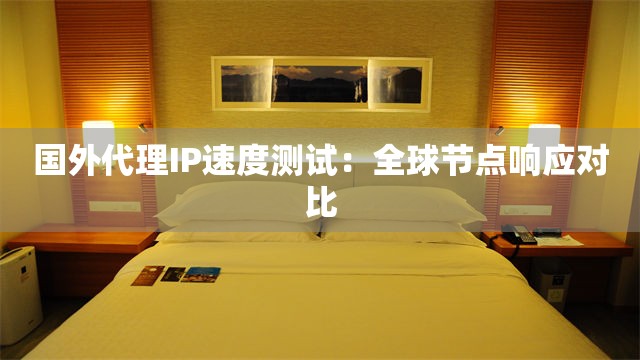 国外代理IP速度测试：全球节点响应对比