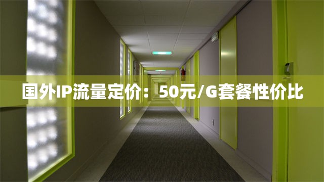 国外IP流量定价：50元/G套餐性价比