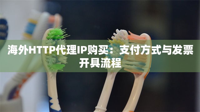 海外HTTP代理IP购买：支付方式与发票开具流程