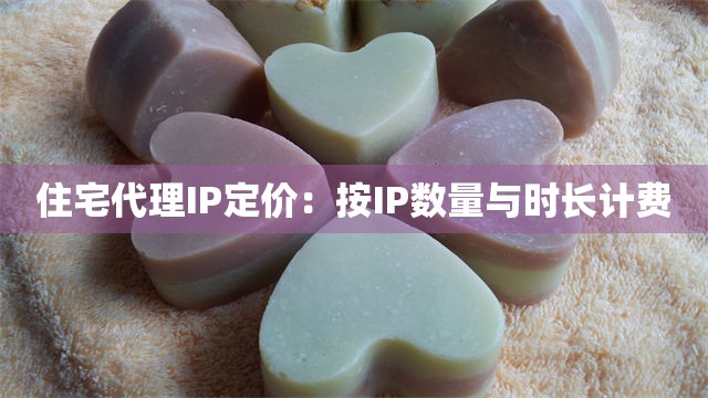 住宅代理IP定价：按IP数量与时长计费