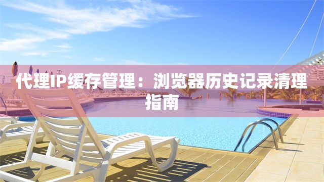 代理IP缓存管理：浏览器历史记录清理指南