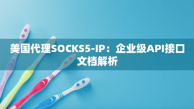 美国代理SOCKS5-IP：企业级API接口文档解析