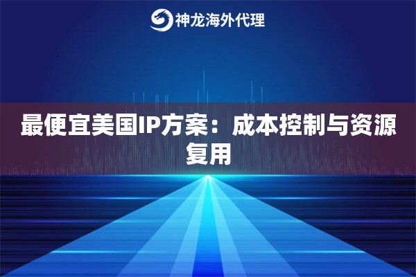 最便宜美国IP方案：成本控制与资源复用