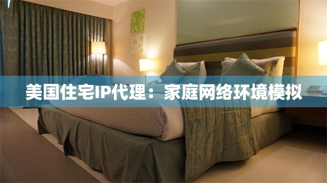 美国住宅IP代理：家庭网络环境模拟