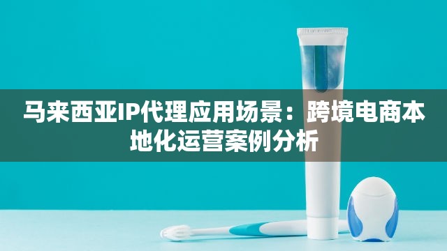 马来西亚IP代理应用场景：跨境电商本地化运营案例分析