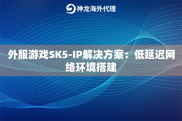外服游戏SK5-IP解决方案：低延迟网络环境搭建