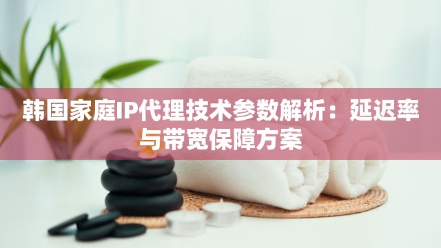 韩国家庭IP代理技术参数解析：延迟率与带宽保障方案