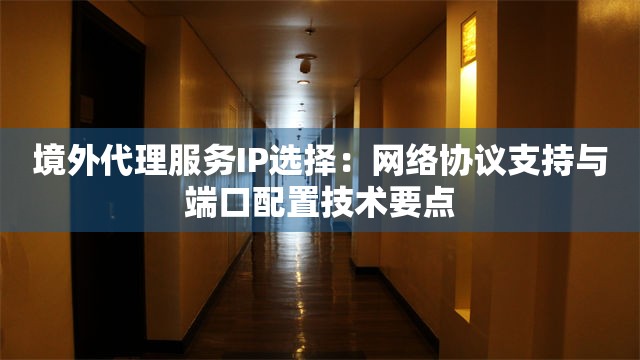 境外代理服务IP选择：网络协议支持与端口配置技术要点