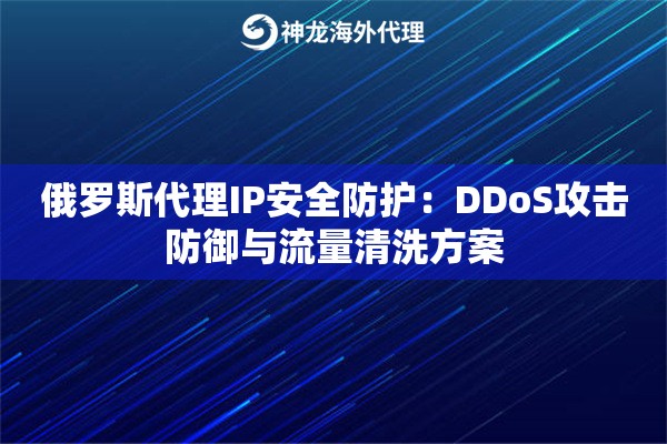 俄罗斯代理IP安全防护：DDoS攻击防御与流量清洗方案
