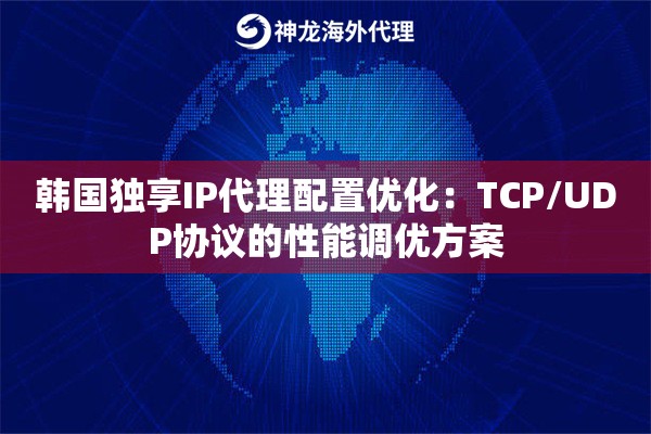 韩国独享IP代理配置优化：TCP/UDP协议的性能调优方案