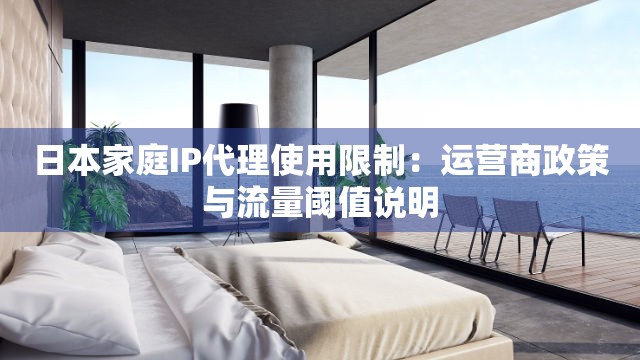 日本家庭IP代理使用限制：运营商政策与流量阈值说明