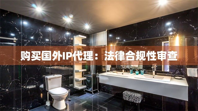 购买国外IP代理：法律合规性审查