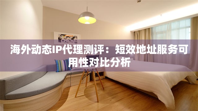海外动态IP代理测评：短效地址服务可用性对比分析