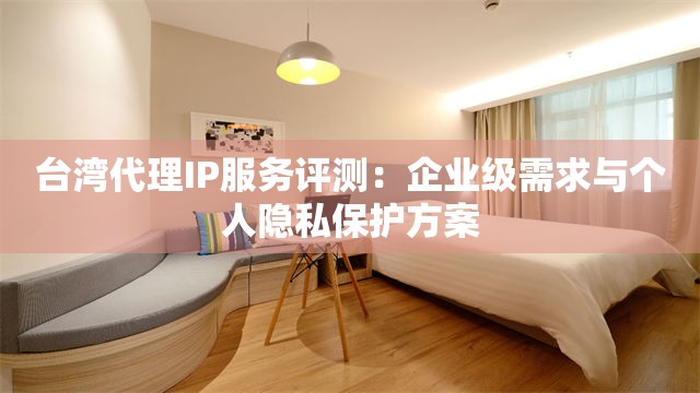 台湾代理IP服务评测：企业级需求与个人隐私保护方案