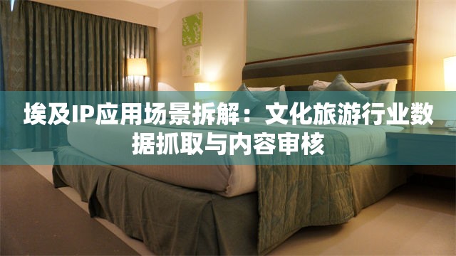 埃及IP应用场景拆解：文化旅游行业数据抓取与内容审核
