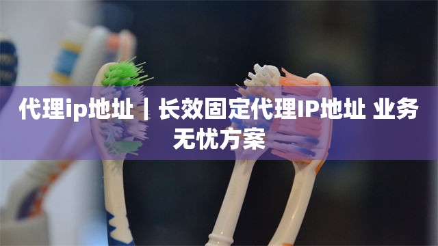 代理ip地址｜长效固定代理IP地址 业务无忧方案