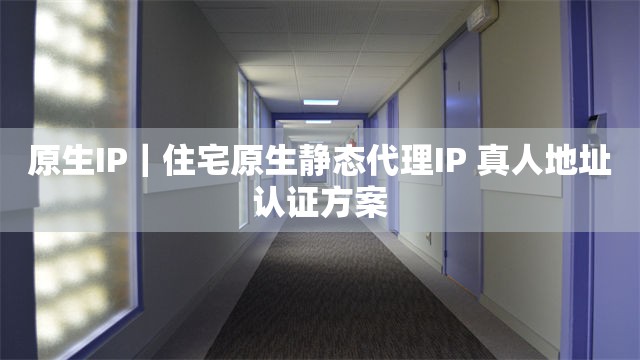 原生IP｜住宅原生静态代理IP 真人地址认证方案